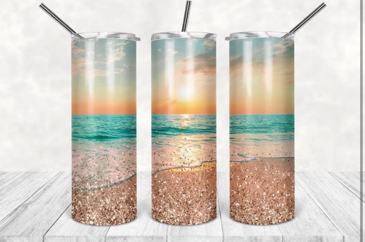 Beach Scene 20oz Tumbler