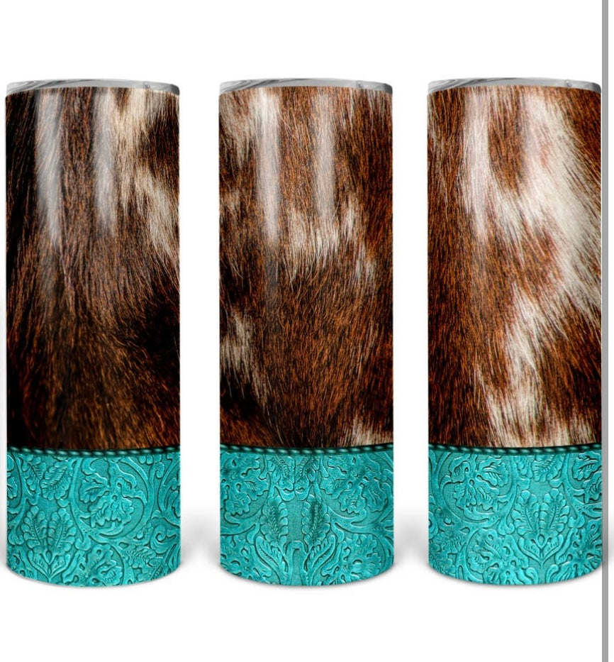 Cowhide with Print 20oz Tumbler