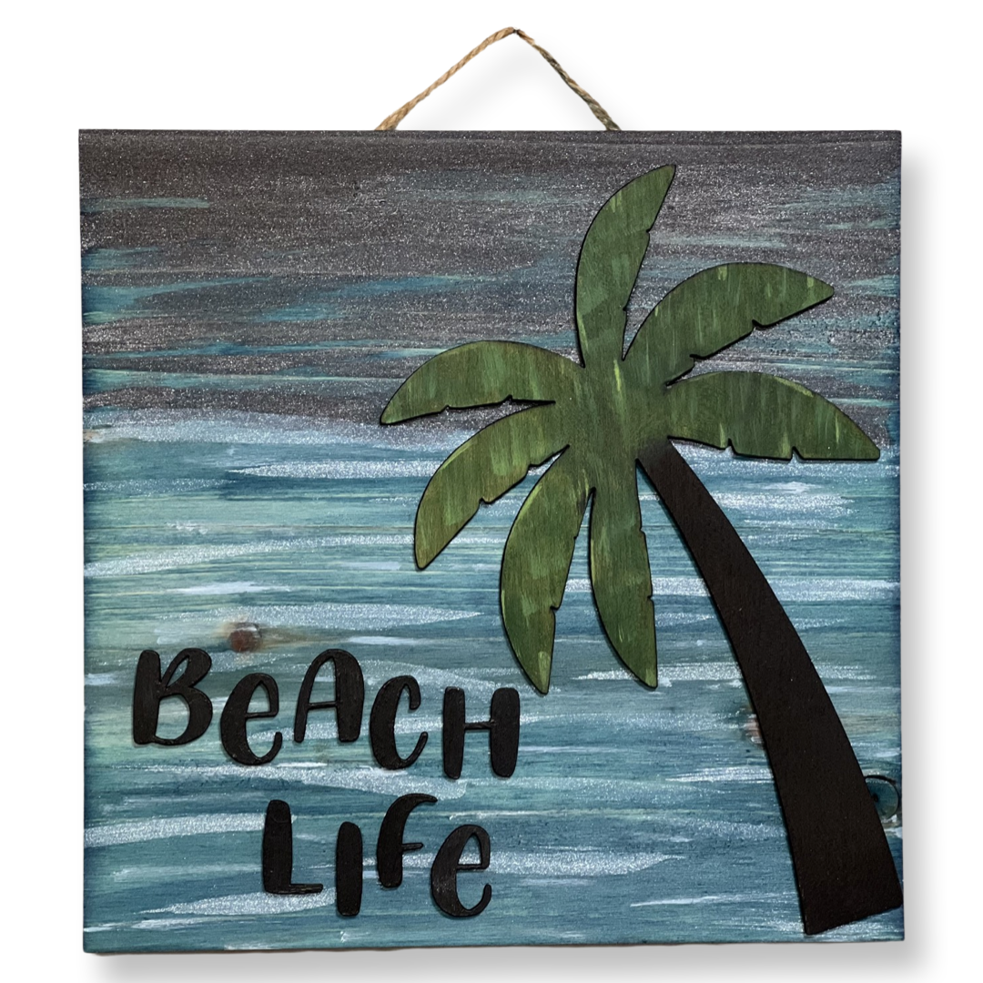 Beach Life Wood Decor