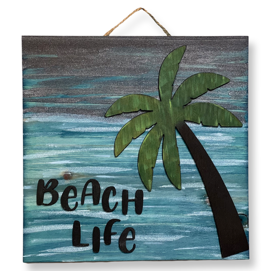 Beach Life Wood Decor